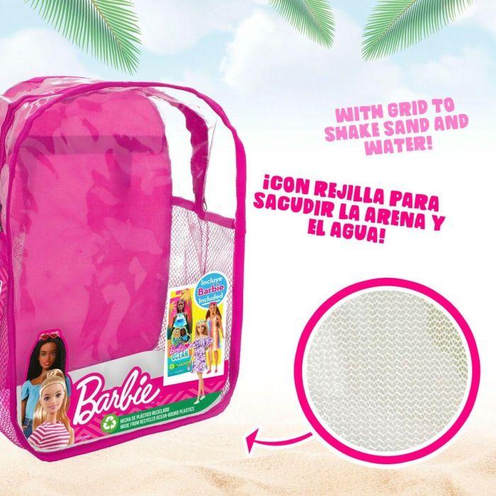 Set de Juguetes de Playa Barbie 8 Piezas 18 x 16 x 18 cm 3 Set de Juguetes de Playa Barbie 8 Piezas 18 x 16 x 18 cm 3
