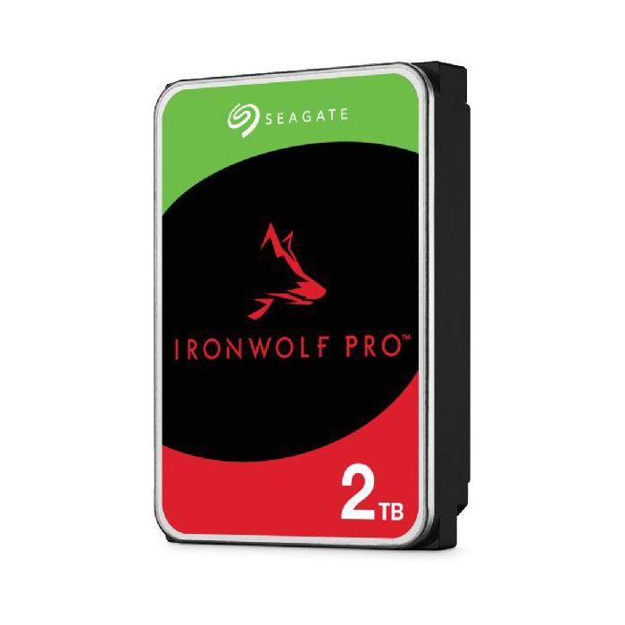 Seagate IronWolf Pro Disco Duro Interno 2 TB SATA 6Gb/s, Rendimiento 24x7 para NAS Empresarial 1