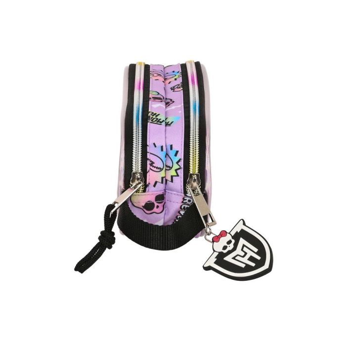 Portatodo Doble Monster High Best boos Lila 21 x 8 x 6 cm 2