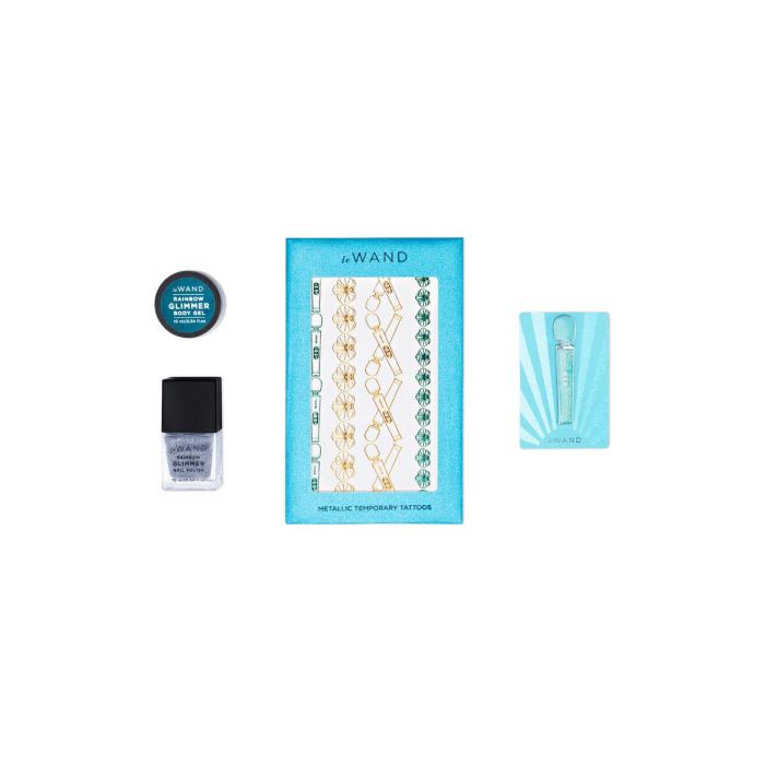 Vibrador Le Wand All That Glimmers Set Azul Pastel 5 Vibrador Le Wand All That Glimmers Set Azul Pastel 5