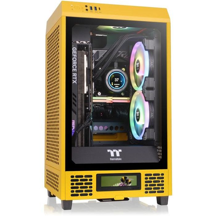 Thermaltake CA-1X9-00S4WN-00 The Tower 200 TG Mini Tower PC - Amarillo, Mini-ITX, Panel de Vidrio Templado, USB 3.2 Gen 1/2 1 Thermaltake CA-1X9-00S4WN-00 The Tower 200 TG Mini Tower PC - Amarillo, Mini-ITX, Panel de Vidrio Templado, USB 3.2 Gen 1/2 1