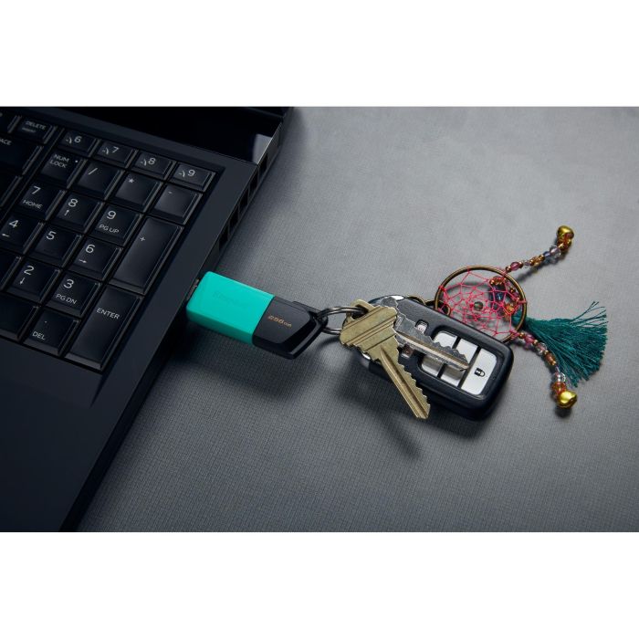Kingston DataTraveler Exodia M 256GB USB 3.2 Gen 1 (Negro + Teal) para portátil y PC 3