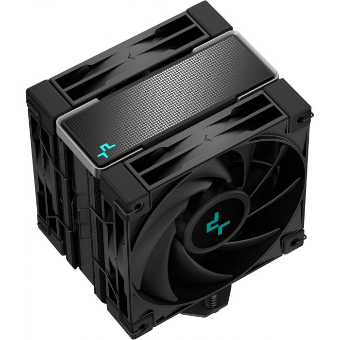 Deepcool DEE1690884241490 Disipador CPU AK400 Zero Dark Plus Negro con 2 Ventiladores 120mm Intel/AMD 1