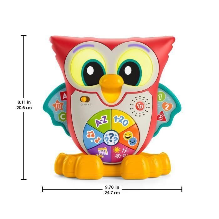 FISHER-PRICE - Elisabeth The Owl - juguete de aprendizaje temprano - 18 meses y + 1 FISHER-PRICE - Elisabeth The Owl - juguete de aprendizaje temprano - 18 meses y + 1
