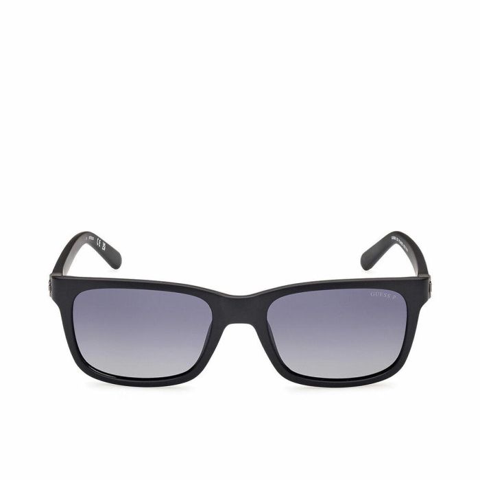 Guess GU00066 02D Gafas de Sol para Hombre Rectangulares Polarizadas Negro Mate Cristales Humo 55mm 19mm 150mm 0 Guess GU00066 02D Gafas de Sol para Hombre Rectangulares Polarizadas Negro Mate Cristales Humo 55mm 19mm 150mm 0