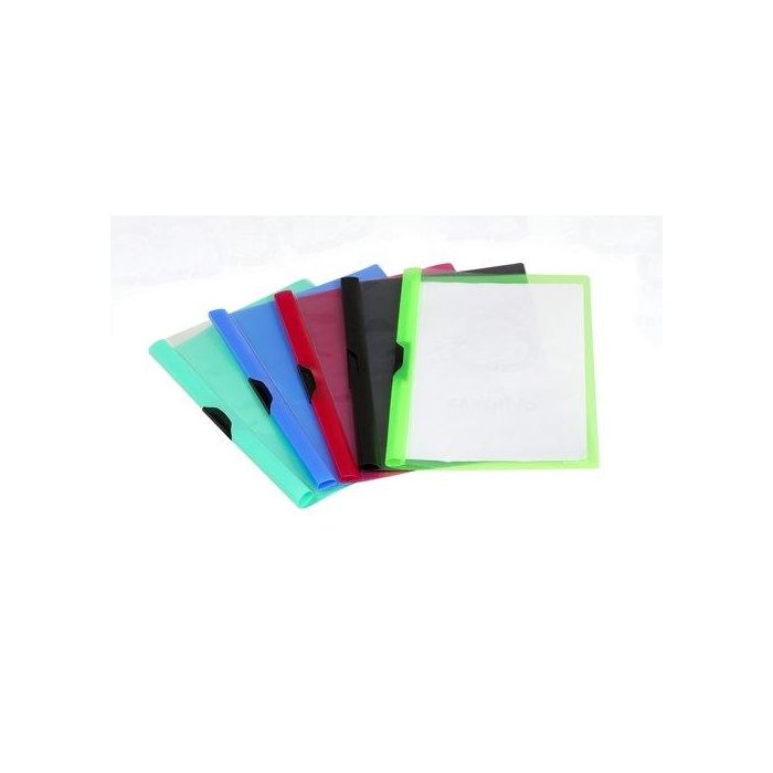 Dosier Clip Carchivo Pp Transl. A4 Pinza Metal 30H (5 Colores) 5 unidades