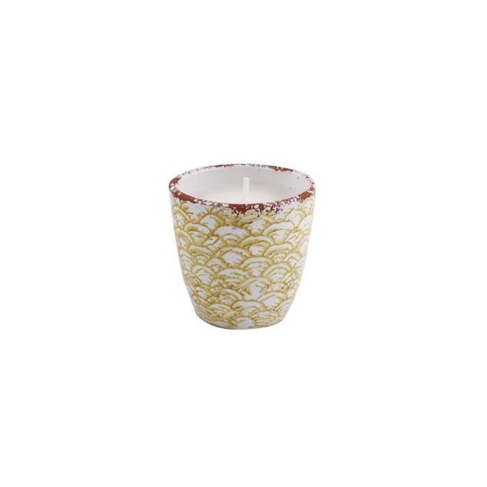 Vela Tiesto Escama Amari Squap65 Citronela 11X10Cm Vela Tiesto Escama Amari Squap65 Citronela 11X10Cm
