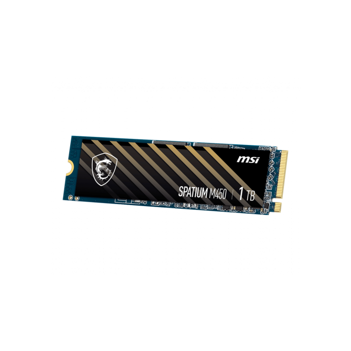 MSI SPATIUM M450 PCIe 4.0 NVMe M.2 1TB SSD - 3600 MB/s Lectura, 3000 MB/s Escritura, 3D NAND, S78-440L920-P83 4 MSI SPATIUM M450 PCIe 4.0 NVMe M.2 1TB SSD - 3600 MB/s Lectura, 3000 MB/s Escritura, 3D NAND, S78-440L920-P83 4