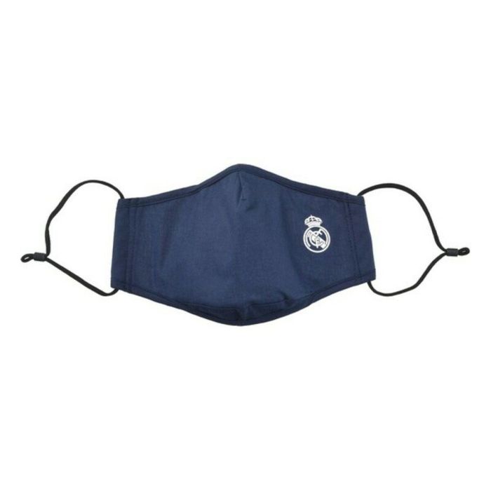 Mascarilla Higiénica de Tela Reutilizable Real Madrid C.F. Azul Mascarilla Higiénica de Tela Reutilizable Real Madrid C.F. Azul