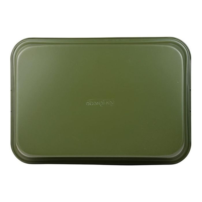 San Ignacio Bandeja para Horno Rectangular Experto Acero al Carbón Antiadherente Verde Oliva 34 x 23.7 x 6 cm