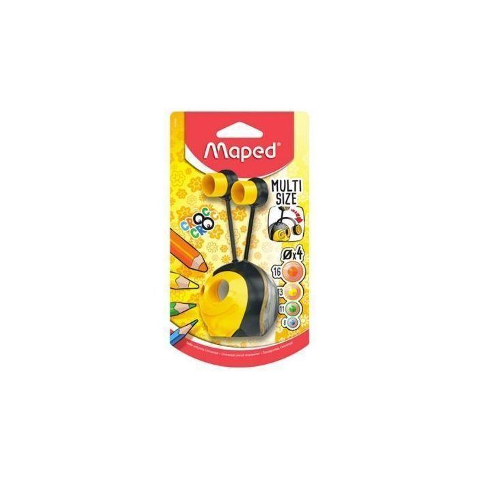 Sacapuntas Maped Croc-Croc 017811/ Doble/ Forma de Abeja 4