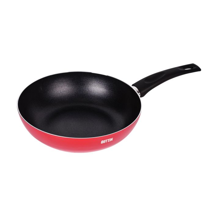 Sartén Wok 28 cm Roja Soft Touch Infinity Quttin (6 Unidades) 5 Sartén Wok 28 cm Roja Soft Touch Infinity Quttin (6 Unidades) 5
