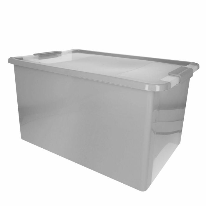 Caja de Almacenaje Curver Gris Plástico 40 L 55 x 28 x 35 cm (5 Unidades) 6 Caja de Almacenaje Curver Gris Plástico 40 L 55 x 28 x 35 cm (5 Unidades) 6