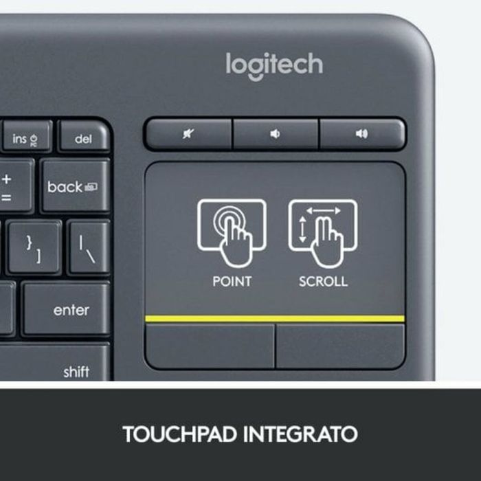 Teclado Logitech 920-007135 Gris QWERTY 9