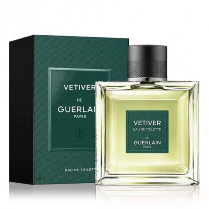 Guerlain Vetiver Eau de Toilette Vaporizador 100 ml para Hombre, Fragancia Amaderada Aromática con base intensa de Vetiver