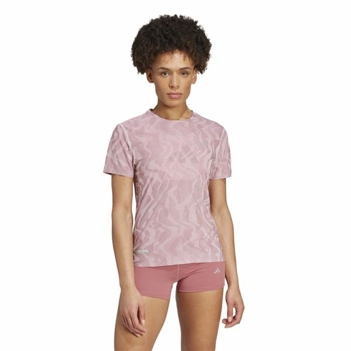 Camiseta de Manga Corta Mujer Adidas Ultimate Engineered Rosa 5 Camiseta de Manga Corta Mujer Adidas Ultimate Engineered Rosa 5