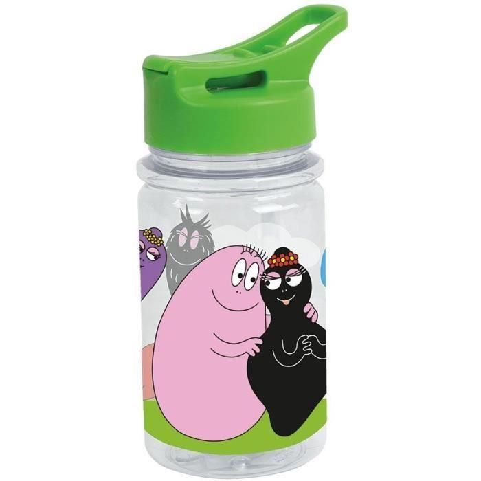Juego de vajilla - FUN HOUSE - BARBAPAPA - Vaso, plato Ø22 cm y Ø16 cm, cubiertos, botella de agua y caja de aperitivos 4 Juego de vajilla - FUN HOUSE - BARBAPAPA - Vaso, plato Ø22 cm y Ø16 cm, cubiertos, botella de agua y caja de aperitivos 4