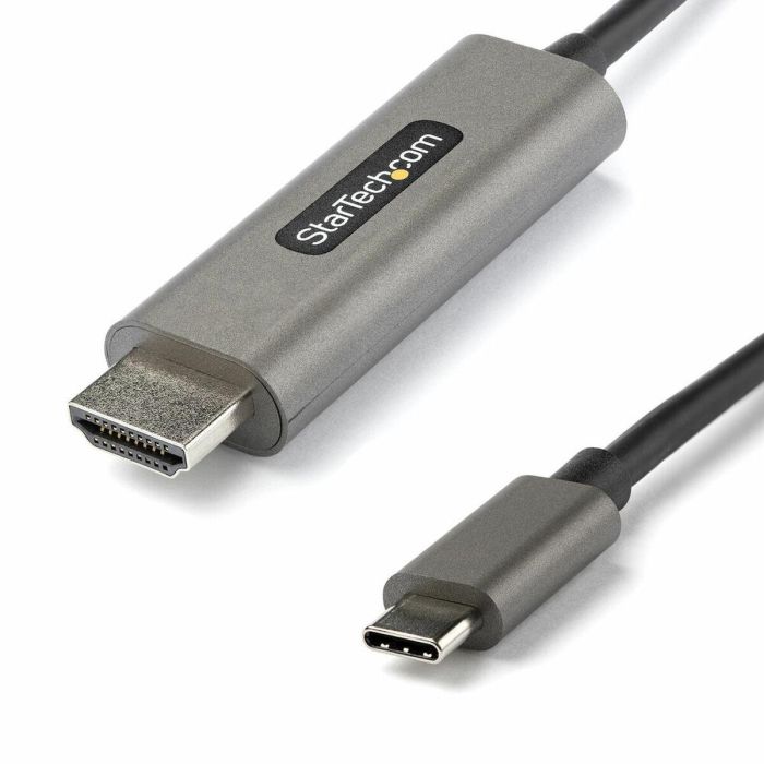 Cable USB C Startech CDP2HDMM1MH HDMI Plata Cable USB C Startech CDP2HDMM1MH HDMI Plata