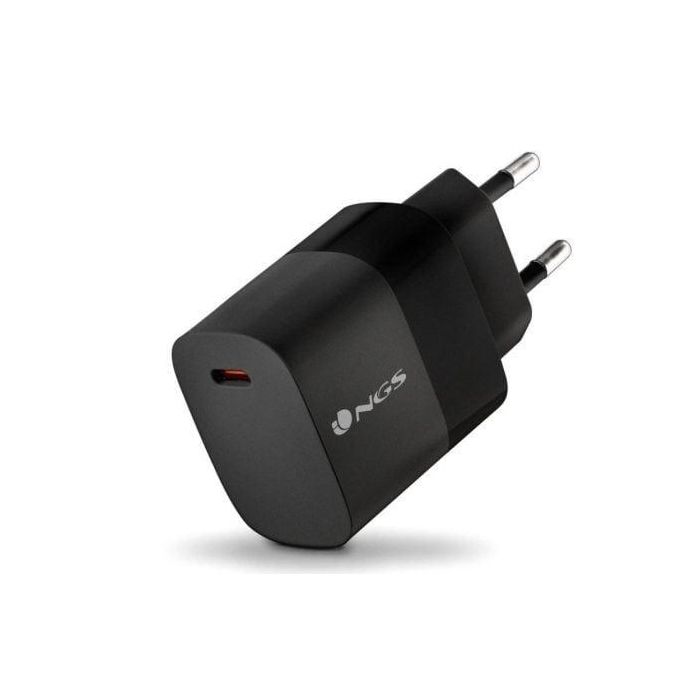 Cargador de Pared GaN NGS Bud 20W/ 1xUSB Tipo-C/ 20W Cargador de Pared GaN NGS Bud 20W/ 1xUSB Tipo-C/ 20W