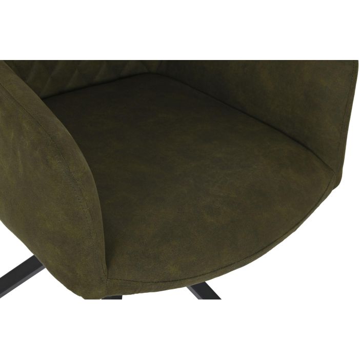 Silla Loft DKD Home Decor Verde Negro 58 x 83 x 55 cm 1 Silla Loft DKD Home Decor Verde Negro 58 x 83 x 55 cm 1