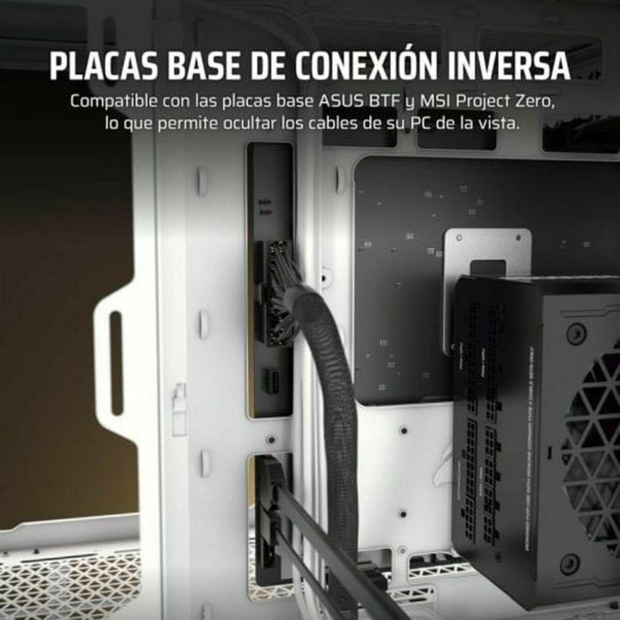 Caja Semitorre ATX Corsair 6500X Blanco 17