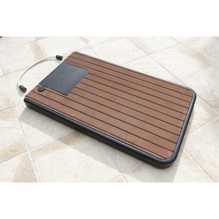 Soporte de ducha solar UBBINK - Reserva de agua de 20 litros - Teca 4 Soporte de ducha solar UBBINK - Reserva de agua de 20 litros - Teca 4