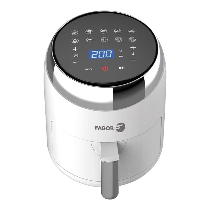 Fagor Freidora de aire Naturfry FGE501D 1400W 3.5L, pantalla LED táctil, 10 programas, protección sobrecalentamiento, 25.5x32x30.5cm 1 Fagor Freidora de aire Naturfry FGE501D 1400W 3.5L, pantalla LED táctil, 10 programas, protección sobrecalentamiento, 25.5x32x30.5cm 1