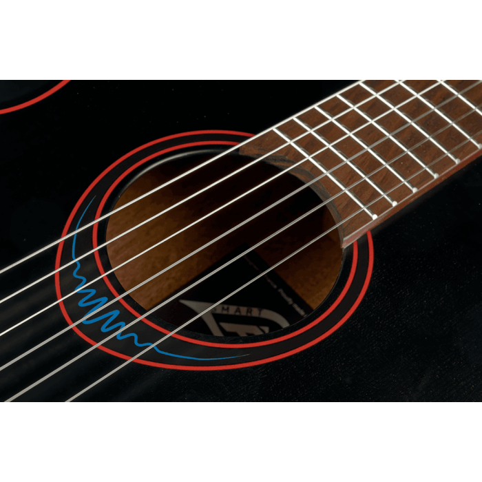 Guitarra Acústica Lâg Travel Nylon A/E Blue Wave 1 7 Guitarra Acústica Lâg Travel Nylon A/E Blue Wave 1 7