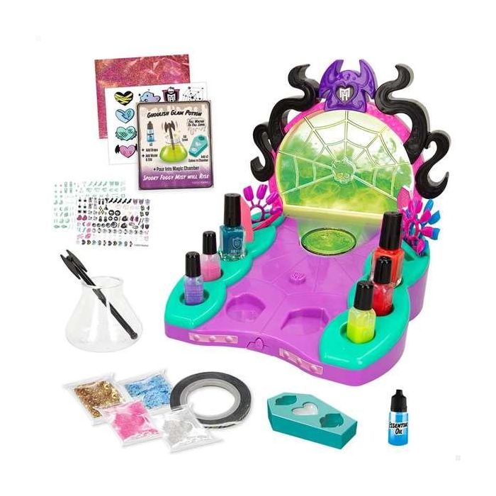 Estudio de uñas monster high glam ghoulish con accesorios 1 Estudio de uñas monster high glam ghoulish con accesorios 1