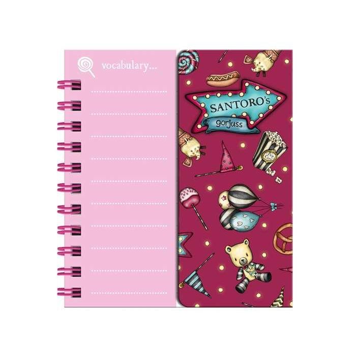 Gorjuss Display 16 Libretas Vocabulario Fairground "Carousel" 31,5x16,8x8,5cm 10