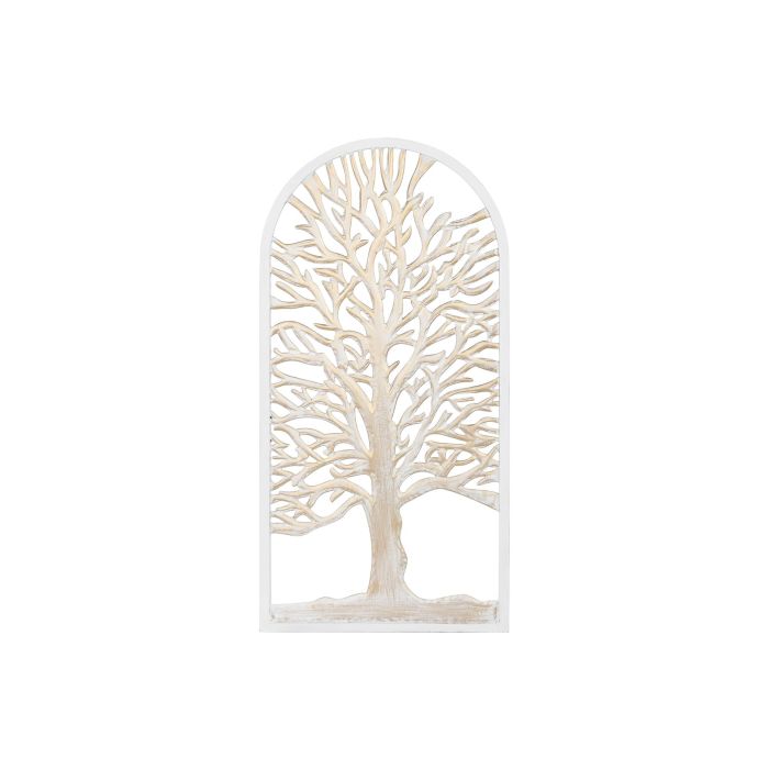 DKD Home Decor Decoración Pared Tradicional Árbol MDF Blanco Beige 122 x 60.5 x 3.5 cm DKD Home Decor Decoración Pared Tradicional Árbol MDF Blanco Beige 122 x 60.5 x 3.5 cm