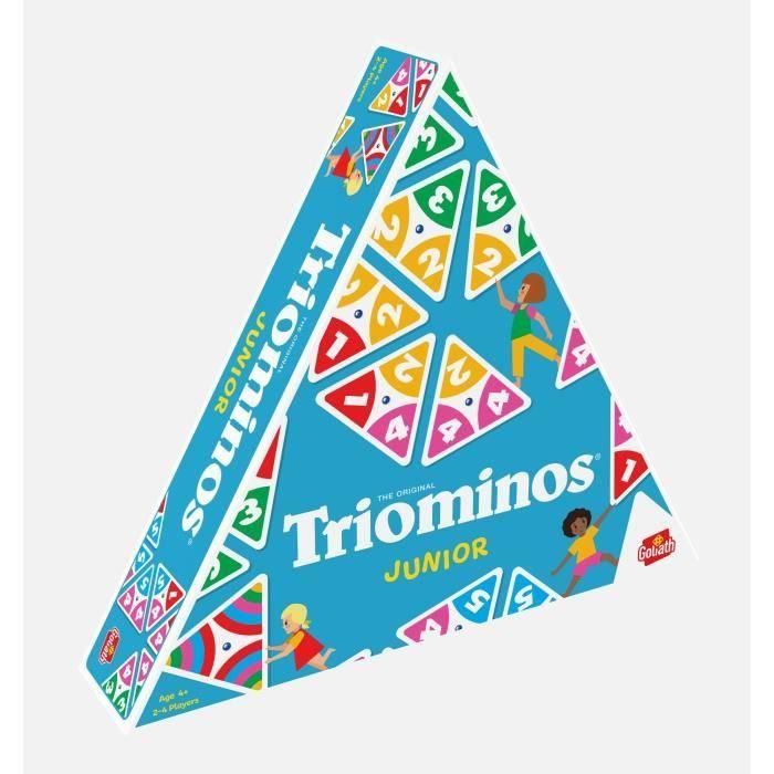 Goliath Triominos Junior - Juego de Mesa Infantil Dominó Triangular - 2 Niveles de Dificultad para Aprender Colores y Puntos 2