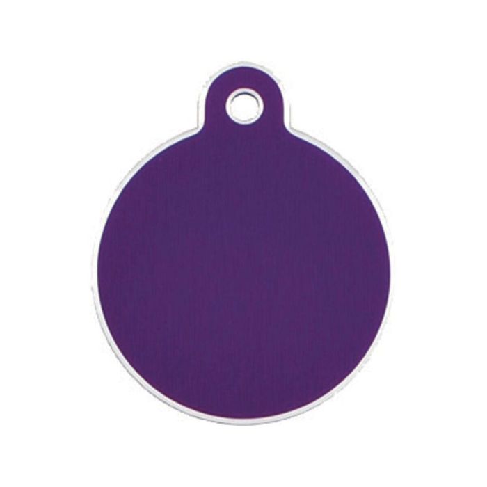 Placa identificativa para collar Imarc Circle Lila