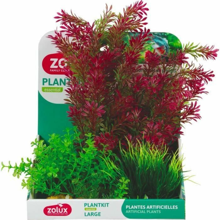 Zolux ZOL3336023522487 Plantas artificiales para acuario Pack de 7 Talla M 0 Zolux ZOL3336023522487 Plantas artificiales para acuario Pack de 7 Talla M 0