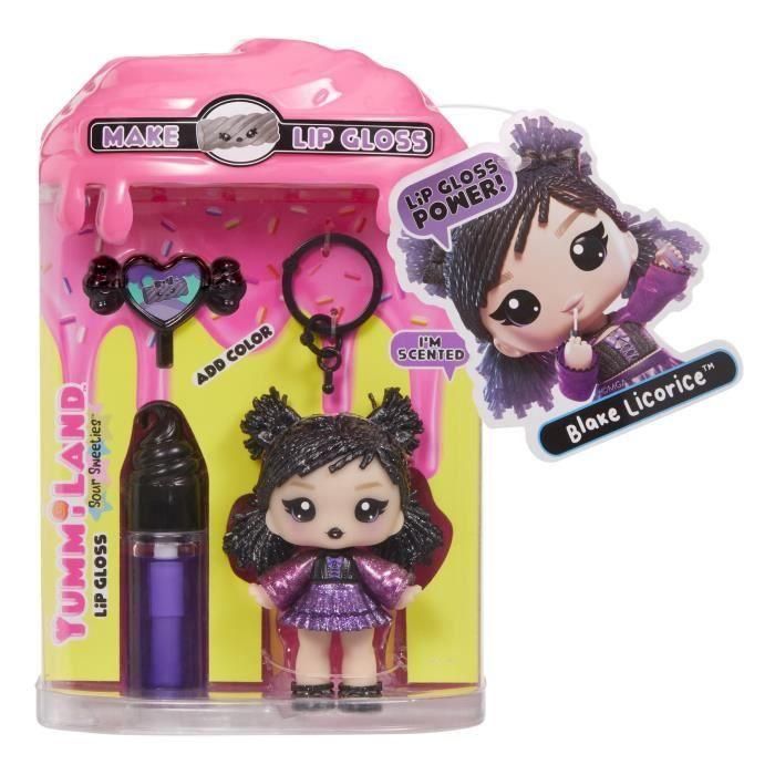 Rainbow High Brillo de labios Yummiland Doll Sour Sweeties - Blake Licorice LIT35051545774
