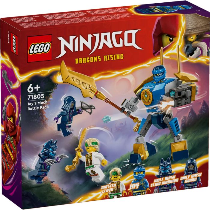 LEGO 71805 Pack de Combate: Meca de Jay Ninjago | Juguete de Construcción con Meca Articulado, Espada y Cañones, 4 Minifiguras 7 LEGO 71805 Pack de Combate: Meca de Jay Ninjago | Juguete de Construcción con Meca Articulado, Espada y Cañones, 4 Minifiguras 7