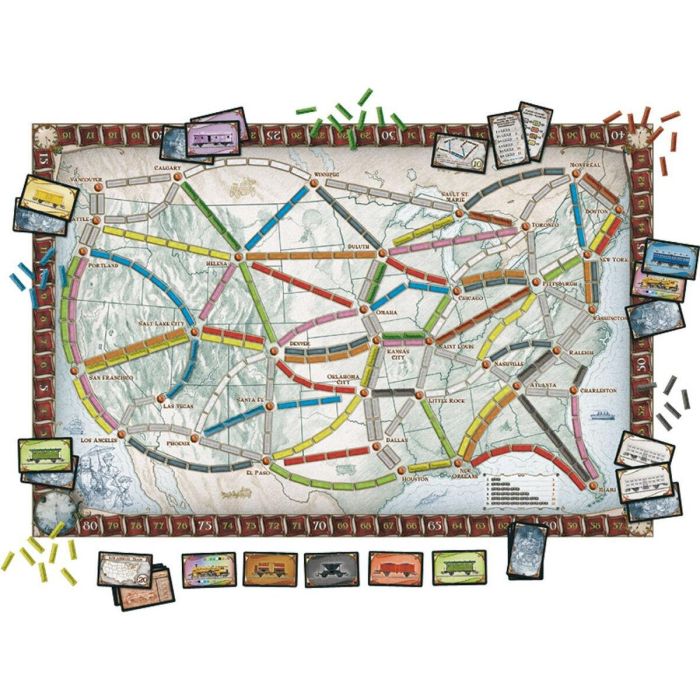 Asmodee Les Aventuriers du Rail USA - Juego de Mesa en Francés 3 Asmodee Les Aventuriers du Rail USA - Juego de Mesa en Francés 3