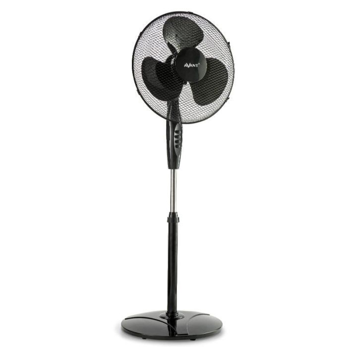 AVANT VENTILADOR DE PIE BLACK EDITION, 16", 45W, 40CM, BASE RED - AVANT