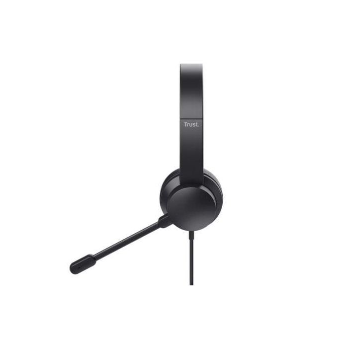 Trust Auriculares Hs-150 Estéreo Jack 3.5 mm Con Micrófono Flexible Ajustable Negro 4 Trust Auriculares Hs-150 Estéreo Jack 3.5 mm Con Micrófono Flexible Ajustable Negro 4