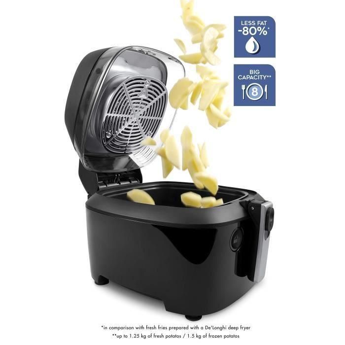 Freidora Eléctrica Sin Aceite Delonghi FH2394 - Capacidad: 1,5kg - 1400W - Recipiente Antiadherente 2 Freidora Eléctrica Sin Aceite Delonghi FH2394 - Capacidad: 1,5kg - 1400W - Recipiente Antiadherente 2