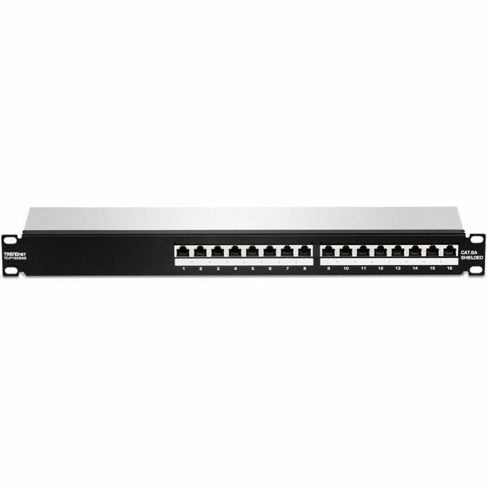 Patch Panel 16 Puertos UTP Categoría 6 Trendnet TC-P16C6AS 0 Patch Panel 16 Puertos UTP Categoría 6 Trendnet TC-P16C6AS 0