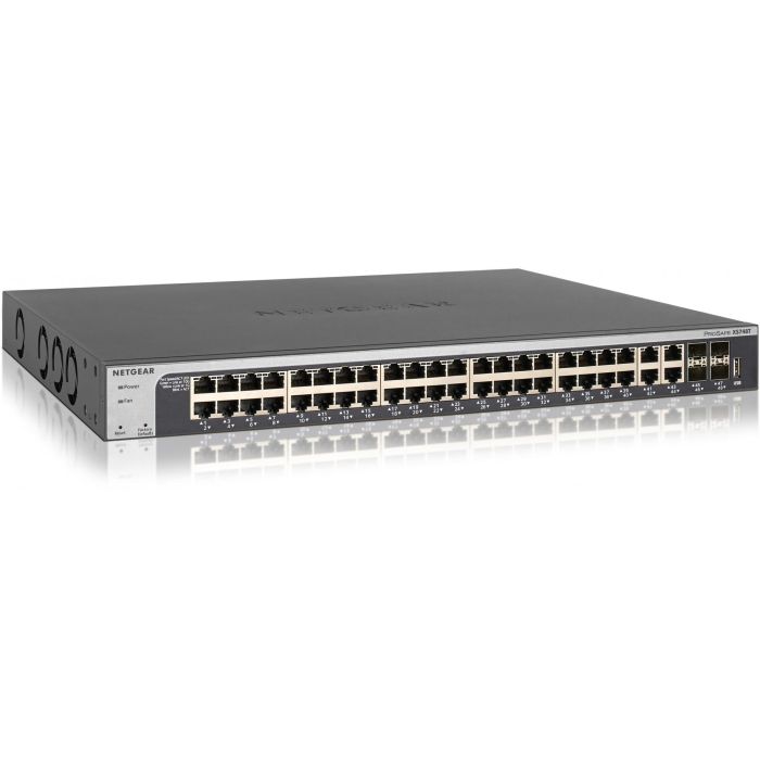NETGEAR Switch XS748T-100NES 48x GE 10-Gigabit Gestionado L2+/L3 Montaje en Rack 0 NETGEAR Switch XS748T-100NES 48x GE 10-Gigabit Gestionado L2+/L3 Montaje en Rack 0