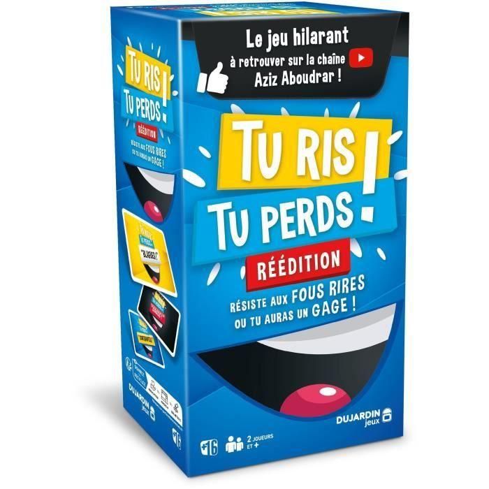 Dujardin DUJ3262190413115 Ríes Pierdes - Reedición Juego de Mesa - Duelo de Chistes Sin Reírte Dujardin DUJ3262190413115 Ríes Pierdes - Reedición Juego de Mesa - Duelo de Chistes Sin Reírte