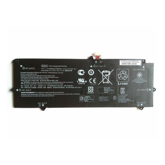 HP Batería de Iones de Litio Original 4 Celdas 41Wh 2.7Ah para Portátiles HP, Potencia Consistente y Mayor Productividad.