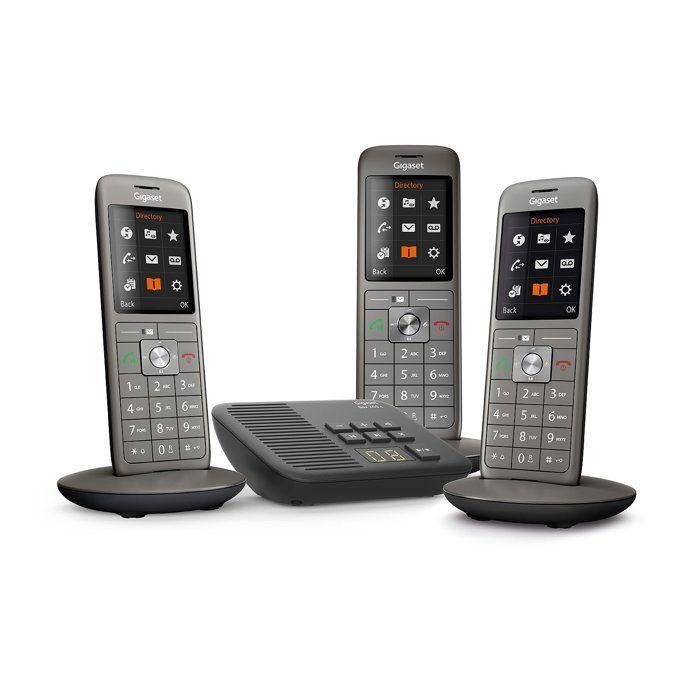 Teléfono Fijo GIGASET CL 660 A Trio Antracita 1 Teléfono Fijo GIGASET CL 660 A Trio Antracita 1