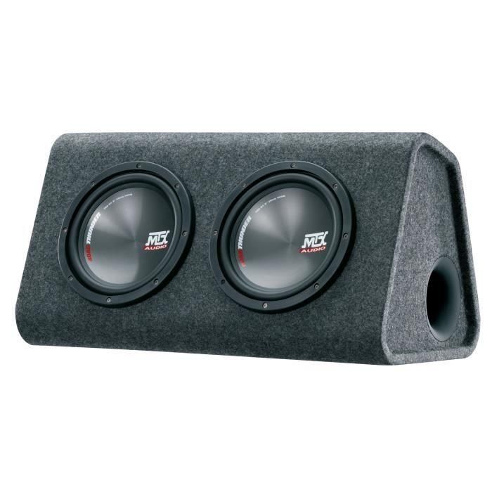 MTX Audio MTX0715442560080 Subwoofer Reflex Activo con 2 altavoces de 20 cm, Amplificador Clase D 240W RMS, Filtro Activo, Mando a Distancia 1