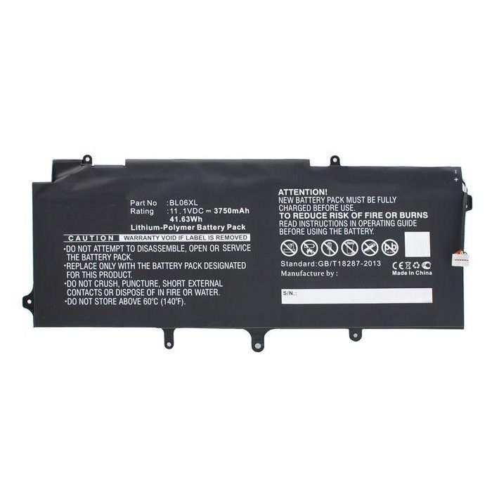 CoreParts Laptop Battery for HP 42.00Wh Li-Pol 11.1V 3750mAh Black, EliteBook 1040, EliteBook Folio 1040 G1, EliteBook Folio 1040 G2 CoreParts Laptop Battery for HP 42.00Wh Li-Pol 11.1V 3750mAh Black, EliteBook 1040, EliteBook Folio 1040 G1, EliteBook Folio 1040 G2