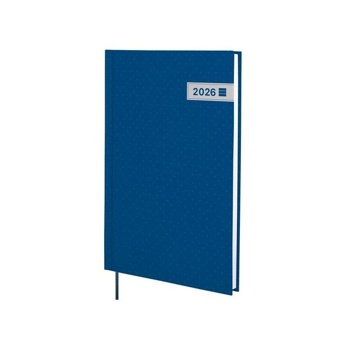 Finocam Y10-140x204 mm Svv Agenda Dynamic Porto Tapa Dura Azul 2026 – Formato similar DIN A5 con cinta y esquinas microperforadas