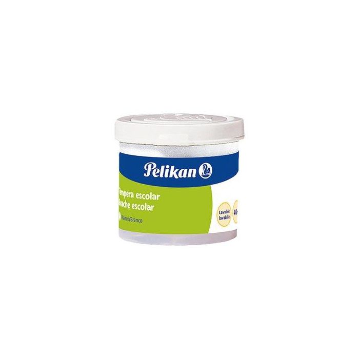 Tempera Pelikan 40 Ml (Bote) 742/40 Blanco Nº4 (24005043) 6 unidades