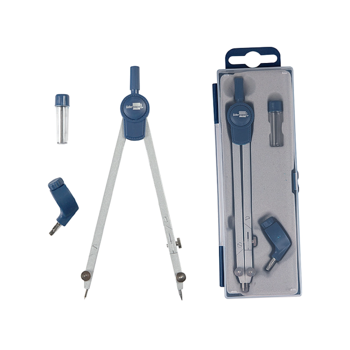 Liderpapel Compás Articulado con Adaptador Universal, 15 cm, 48 cm Circunferencia 2